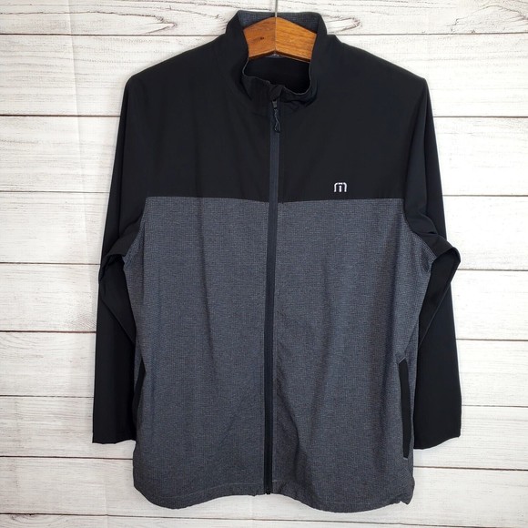 Travis Mathew Jackets & Coats Travis Mathew Blackgray Lightweight